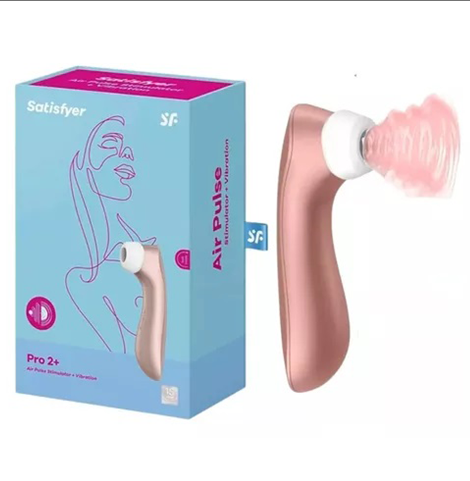 Vibrador Satisfyer Pro 2 Nueva Generación Vibración y estimulador del clítoris femenino y ondas de presión Color Rosa Con bolsa para guardar