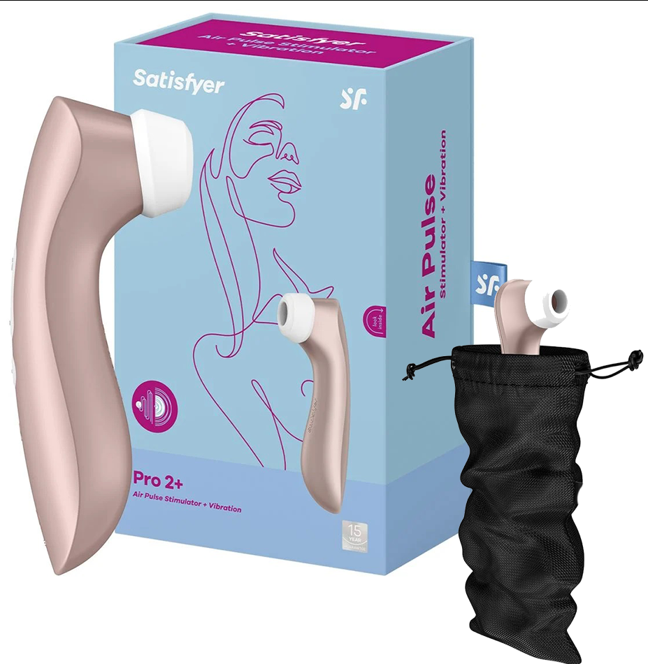 Vibrador Satisfyer Pro 2 Nueva Generación Vibración y estimulador del clítoris femenino y ondas de presión Color Rosa Con bolsa para guardar