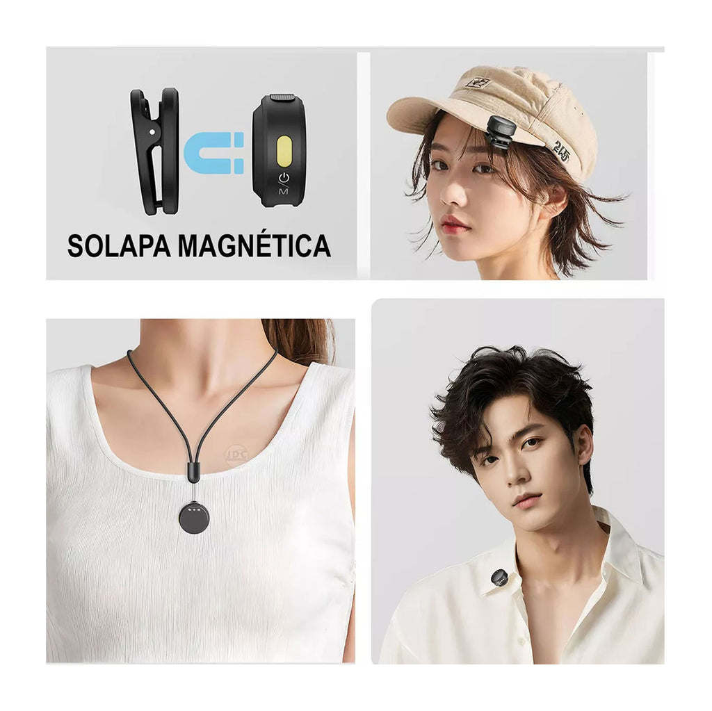 Micrófono De Solapa Inalambrico con iman Magnético Inalámbrico Profesionales Para Celular Usb Tipo C iPhone Y Computador